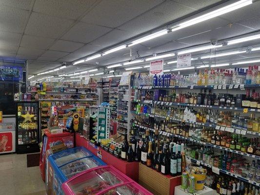 Wide variety of Liquor beer and Wine