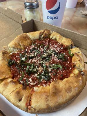 Deep dish w basil