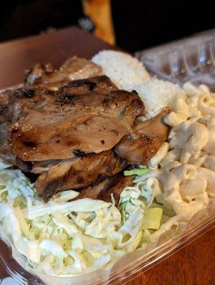 Hawaiian BBQ Chicken Plate