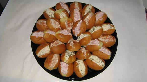 We offer a variety of party platters.  Check out a full listing on our website.