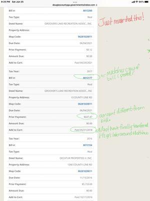 This tax record indicates when the property probably transferred. Don't know why the cost is different.