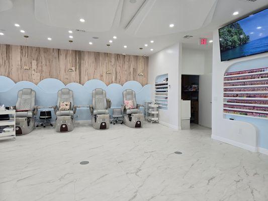 Salon pedicure chairs