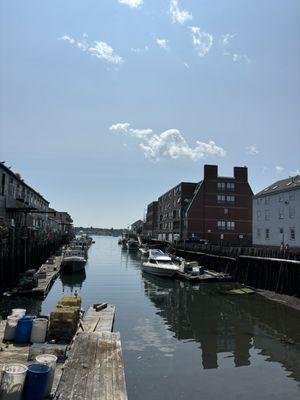 View of the dock outside