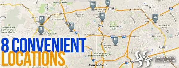 8 Convenient Locations in San Antonio