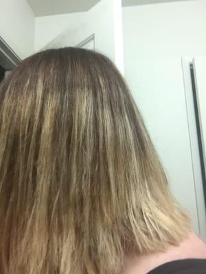 Side of my "ombré"...