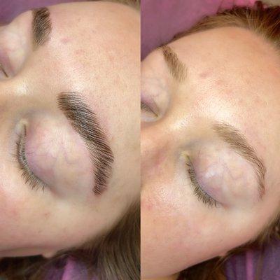 Brow lamination + tint