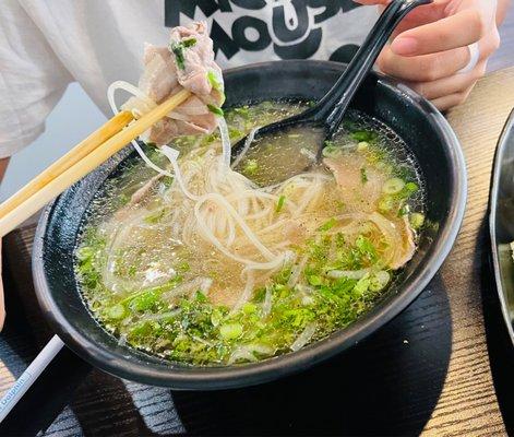 $12.99 Eye round steak pho - delicious!