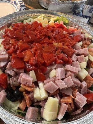 Dinner with The Patriarchs at Dads: Delivery Antipasto Salad 8-16-2024