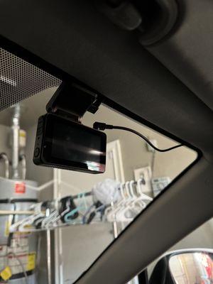 Dashcam installation