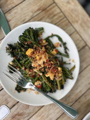 Broccolini, nice and spicy