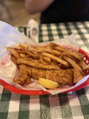 All you can eat Flounder- fried.