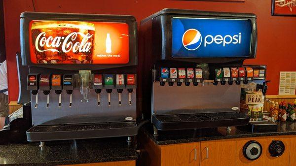 Coke and Pepsi in the same building!!!