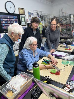 Stained glass workshop