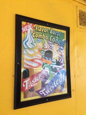 Flavor burst cones