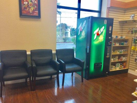 Do you mind if I lay down in those chairs while I wait for my prescription???? ;)