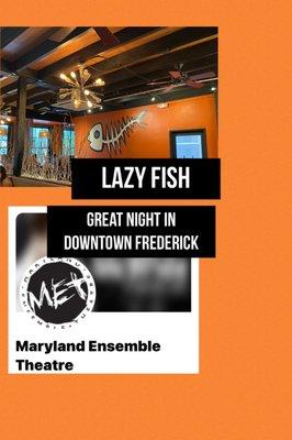 Great pairing...dinner at Lazy Fish and a play at the MET!