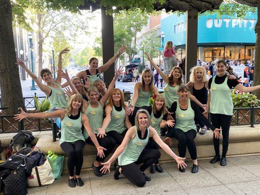 Dancers in downtown Santa Cruz for Dance Week!