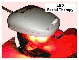 LED Advanced Blue Light and Red Light Facial Therapy.