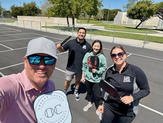 Pickleball Classes offered outdoors and Edison Community Center and Indoors at City Gym.