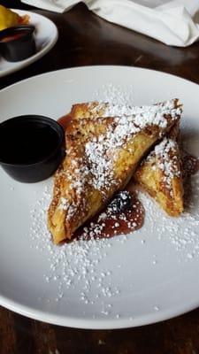 Blueberry stuffed French toast