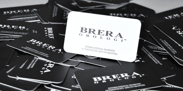 Brera Orologi Plastic Business Cards