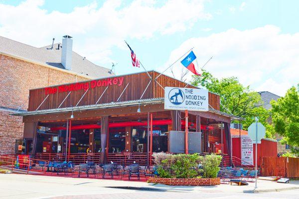 There's nothing better than being on the patio at the best sports bar in Dallas!