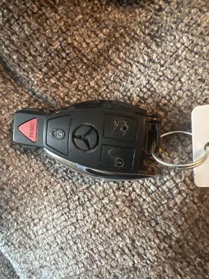 Broken key fob