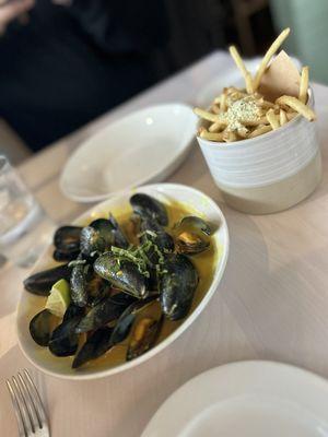 Mussels and frites