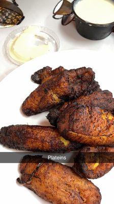 Fried platens appetizer