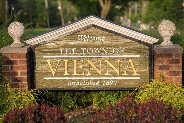 We are located in the middle of downtown Vienna, Va. right in between Whole Foods and Patrick Henry Library.