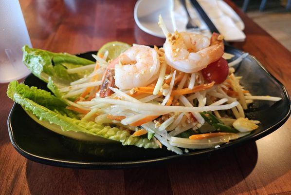 Papaya Salad with Shrimp- $12