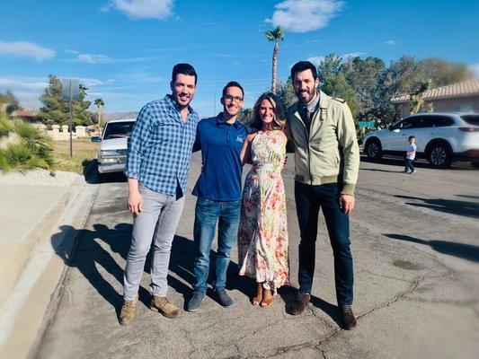 Working with the Property Brothers!!