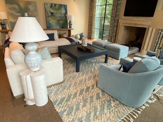 Preston Hollow rug design project.