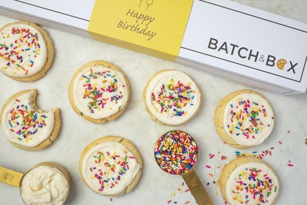 The Sugar - A classic sugar cookie with buttercream frosting and seasonal sprinkles.