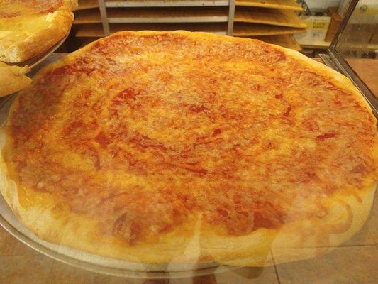 Kosher pizza.. you'd be hard pressed to taste the difference..