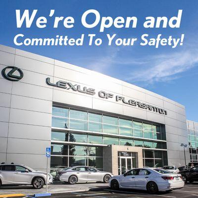 Whether shopping for your next vehicle or routine service, we're open and continuing to do our part to ensure the safety for our guests.