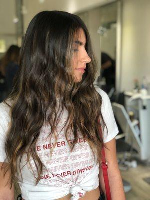 Natural Balayage/ Haircut and Beach weaves by Pili @millersstudio