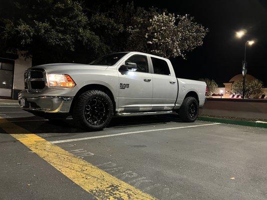 Got my new IMPACT Off-Road wheels wrapped with Radar Rugged Terrain tires.