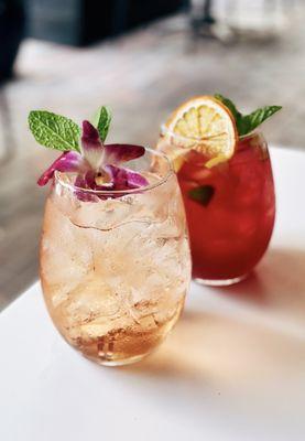 Rose & red sangrias