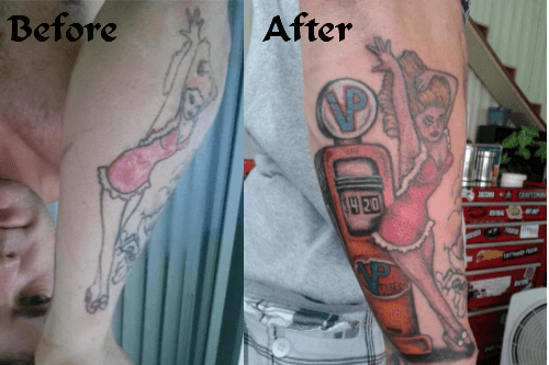 Rework by Drew Chapman, they don't always need to be covered.  As long as I have something to work with I can make it better !