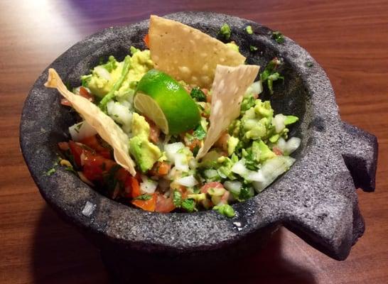 Freshly made guacamole