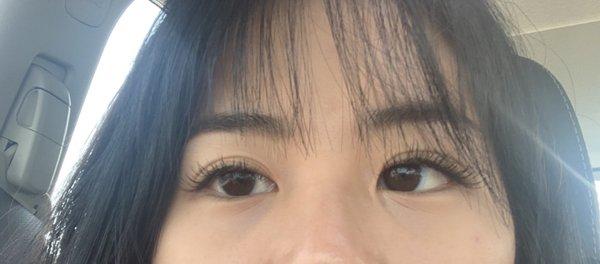 13" cat eye Eyelash Extension $100 + tip..,