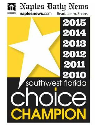 Neapolitan Carpet Cleaning - Voted Choice Champion 6 years in a row!