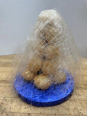 Croquembouche with spun sugar