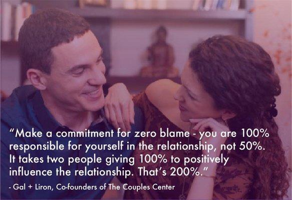 Relationships are 200%! If you both put the work in, you will see positive changes sooner.