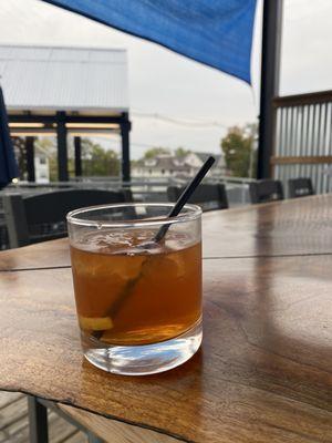 Old Fashioned on the upstairs bar.