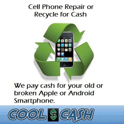 Cash for your old or broken cell phone