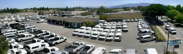 The impressive fleet of trucks and vans at Hengehold Trucks