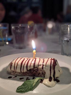 Birthday tiramisu