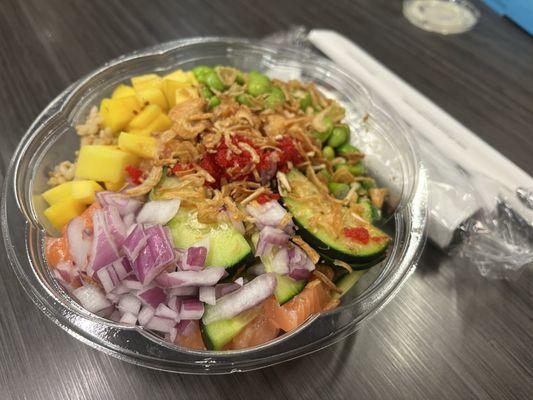 Honolulu Salmon Poke Plenty Bowl